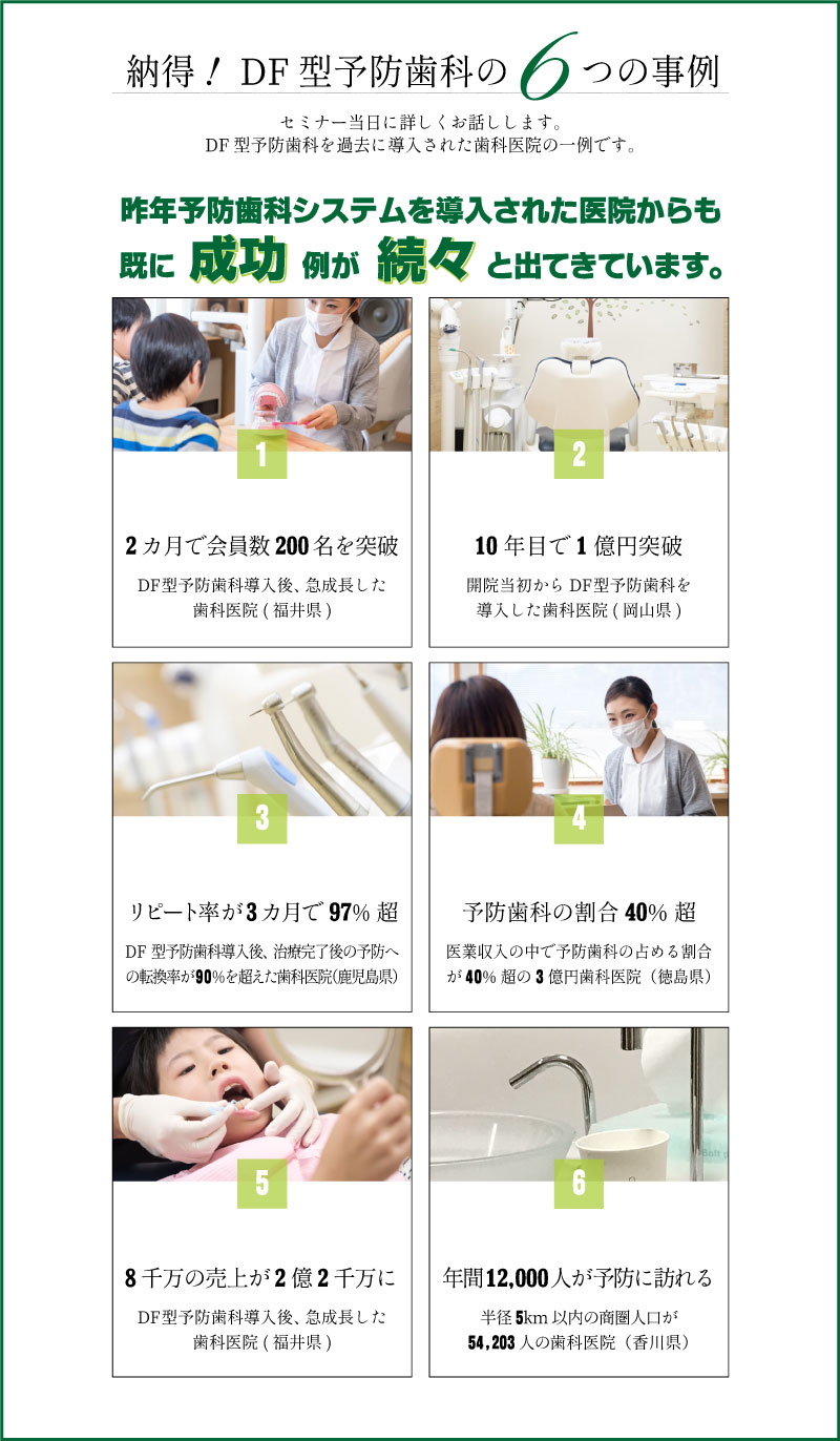 予防歯科導入の6つの成功事例